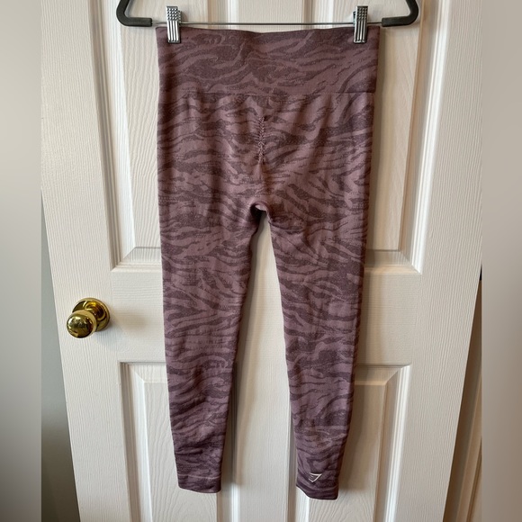 COPY - Gymshark Adapt Animal Seamless Leggings in Purple Mallow Sz M - Picture 6 of 8